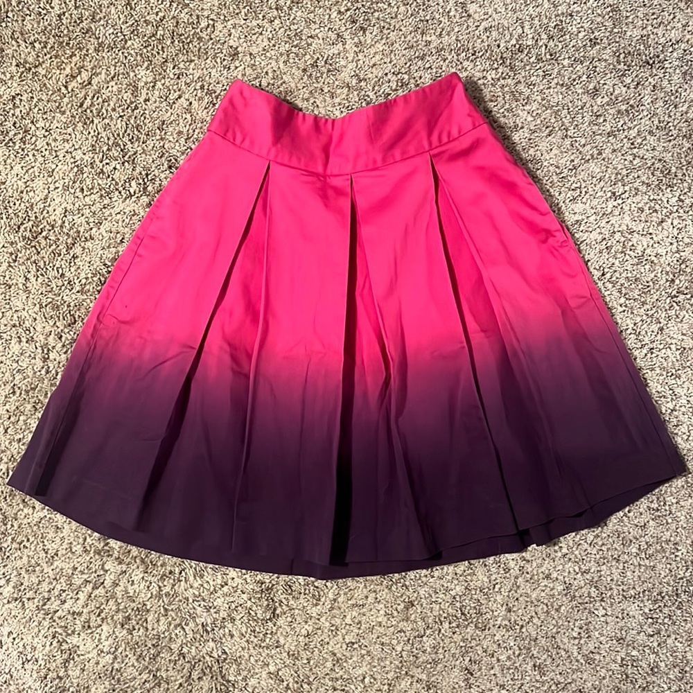 Express pink to purple ombré skirt (NWOT)- size 2